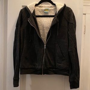 C&C California Sherpa Lined Zip-up Hoodie